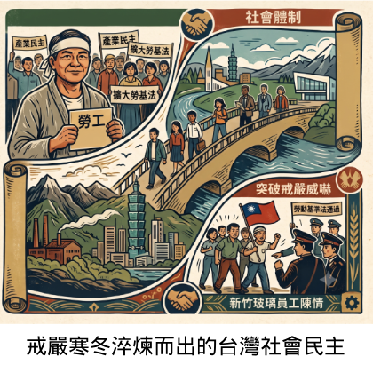 戒嚴寒冬淬煉而出的台灣社會民主